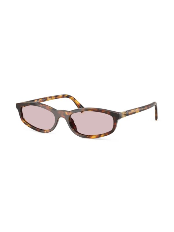 Miu Miu Eyewear Zonnebril met schilpadschild design - Bruin