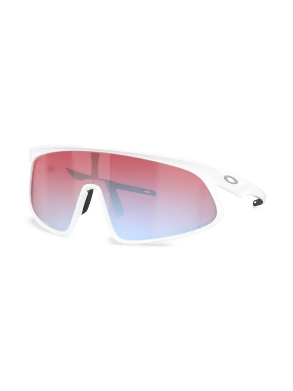 Oakley Zonnebril met logoprint - Wit