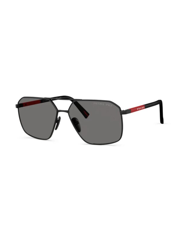 Prada Linea Rossa Linea Rossa zonnebril - Zwart