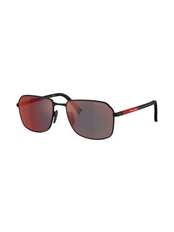 Prada Linea Rossa Linea Rossa zonnebril - Zwart