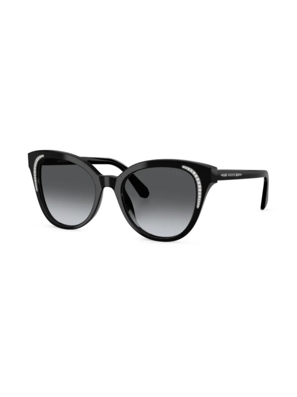 Swarovski Eyewear Blooming zonnebril met oversized montuur - Zwart