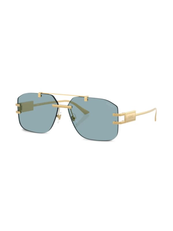 Versace Eyewear Zonnebril met piloten montuur - Goud