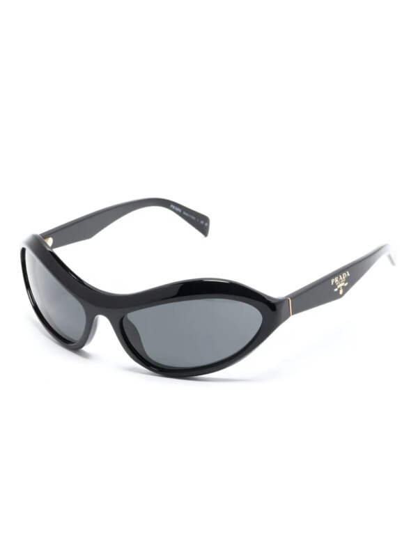 Prada Eyewear Zonnebril met cat-eye montuur - Zwart