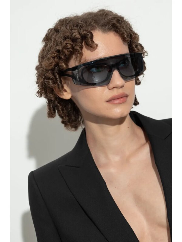 Alexander McQueen Eyewear Tweekleurige zonnebril - Blauw