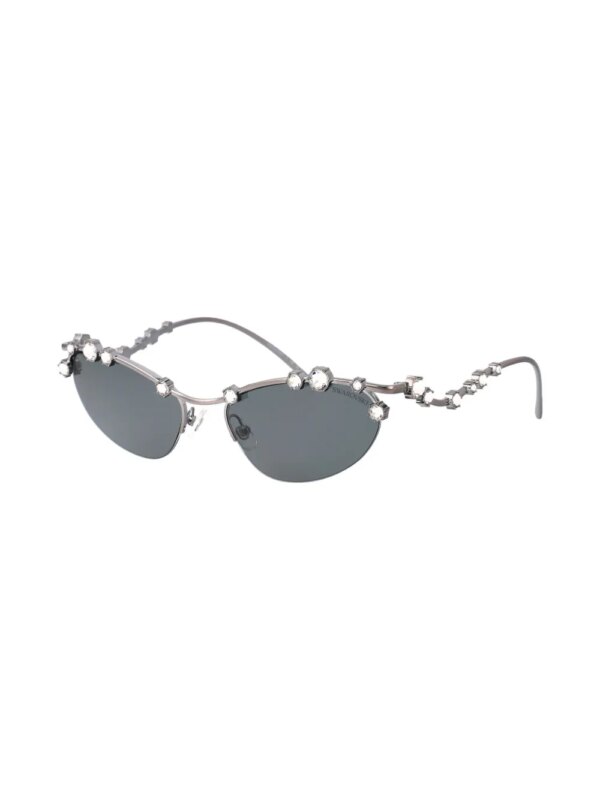 Swarovski Eyewear Gunmetal zonnebril - Zilver