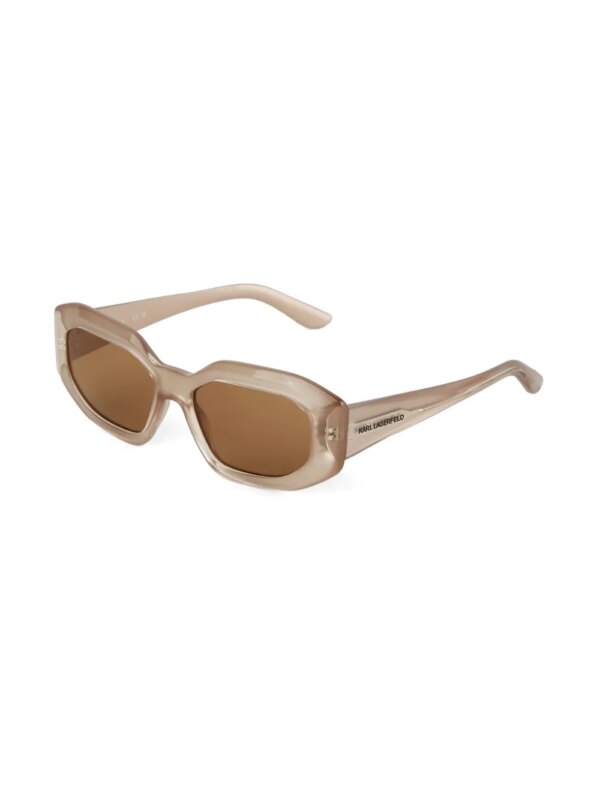 Karl Lagerfeld Karl zonnebril met logo - Beige