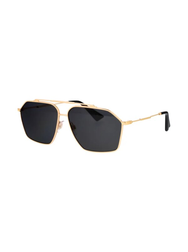 Dolce & Gabbana Eyewear Zonnebril met oversized montuur - Goud