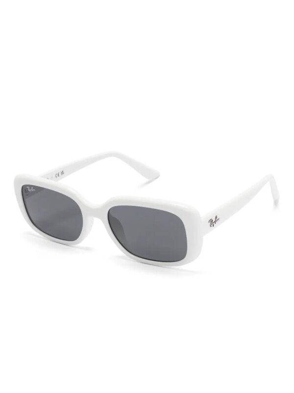 Ray-Ban Zonnebril met oversized montuur - Wit