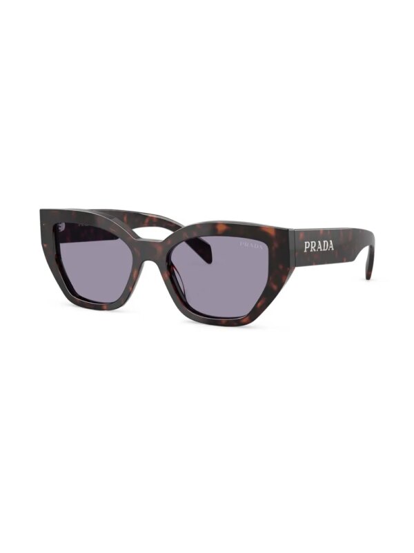 Prada Eyewear Zonnebril met schildpadschild-design - Bruin