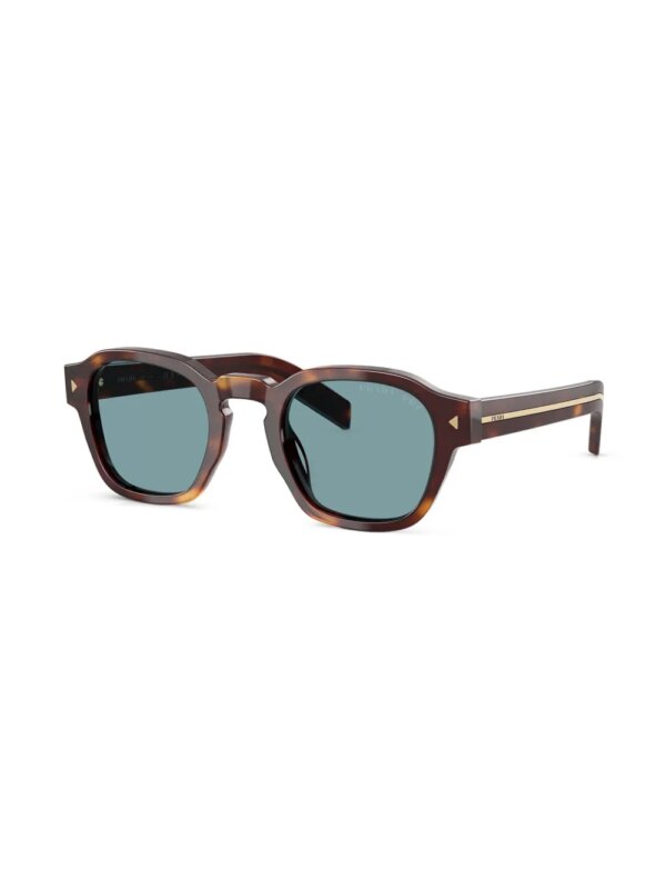 Prada Eyewear Zonnebril met vierkant montuur - Bruin