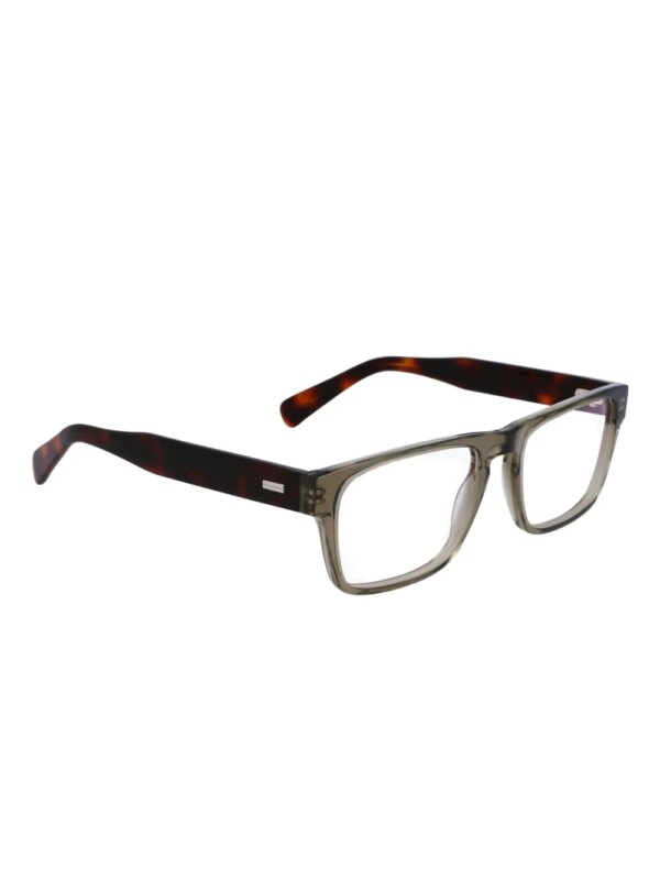 Paul Smith Zonnebril met rechthoekig montuur en schildpadschild-effect - Groen