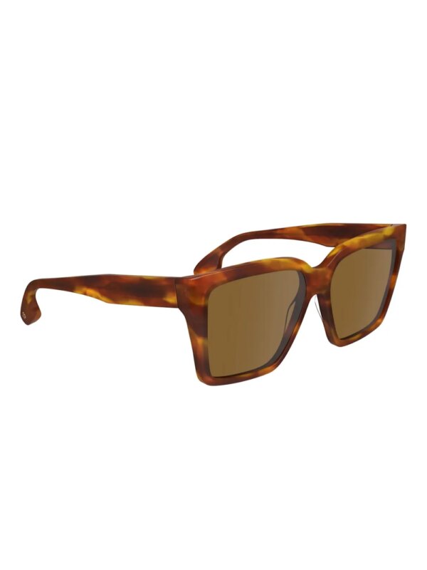 Victoria Beckham Eyewear Zonnebril met vierkant montuur - Bruin