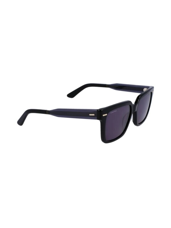 Calvin Klein Zonnebril met wayfarer montuur - Zwart