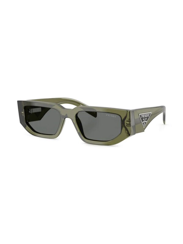 Prada Eyewear Zonnebril met logo - Groen