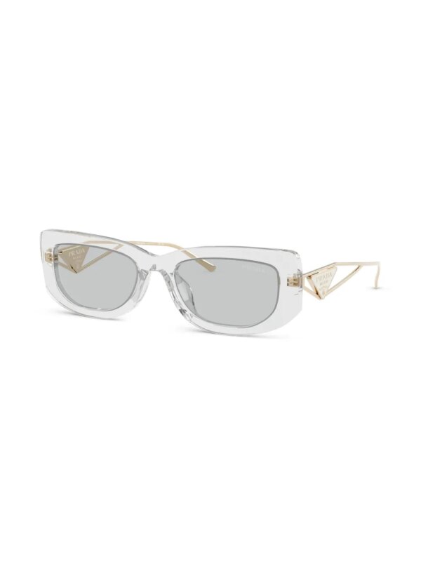 Prada Eyewear Zonnebril met logo - Grijs
