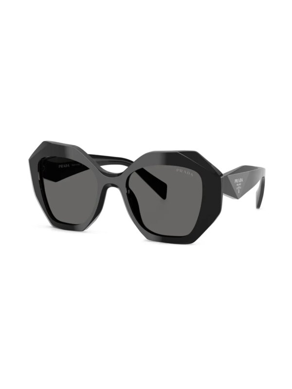 Prada Eyewear Zonnebril met geometrisch montuur - Zwart