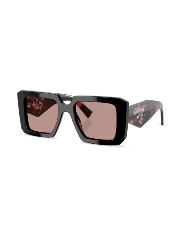 Prada Eyewear Zonnebril met vierkant montuur - Zwart