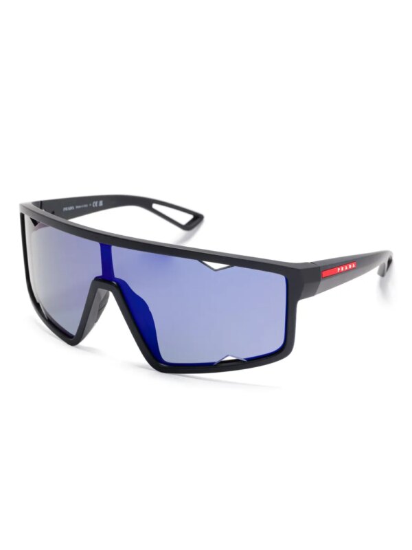 Prada Eyewear Linea Rossa zonnebril - Zwart