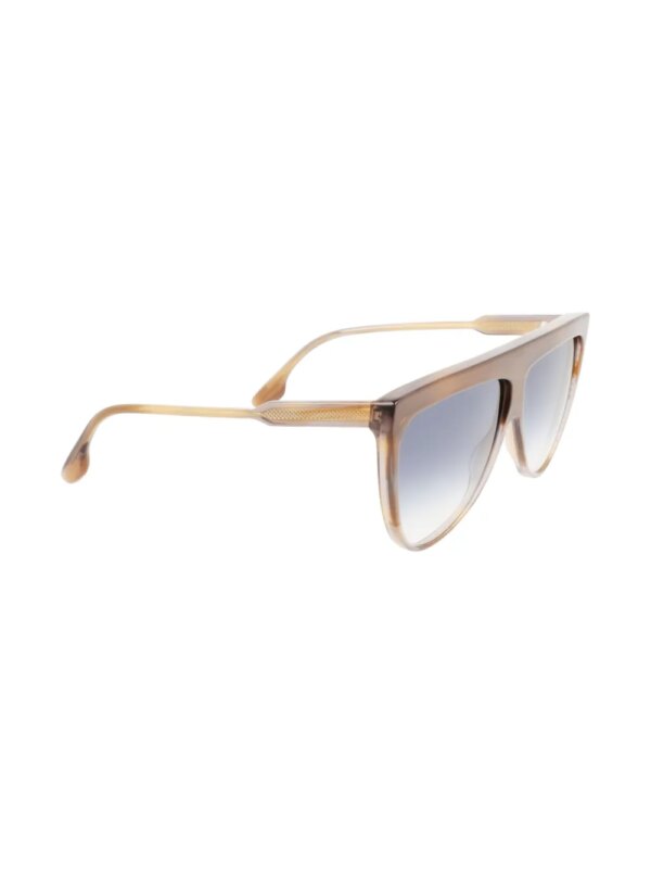 Victoria Beckham Eyewear Zonnebril met rond montuur - Bruin