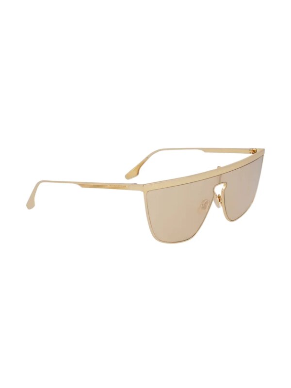 Victoria Beckham Eyewear Zonnebril met schild montuur - Goud
