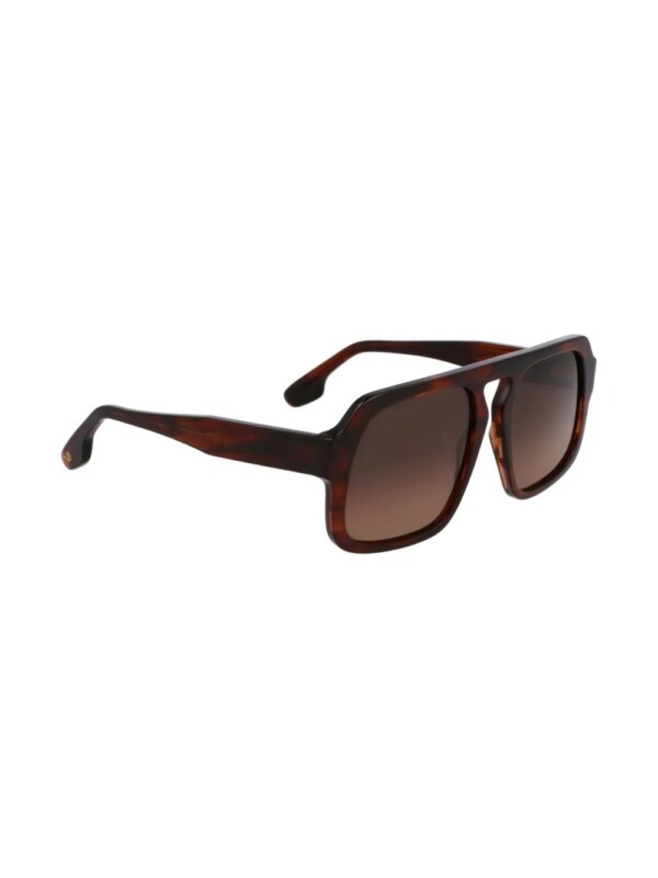 Victoria Beckham Eyewear Zonnebril met vierkant montuur - Bruin