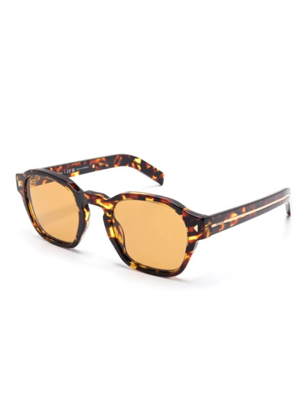 Prada Eyewear Zonnebril met schildpadschild-design - Bruin