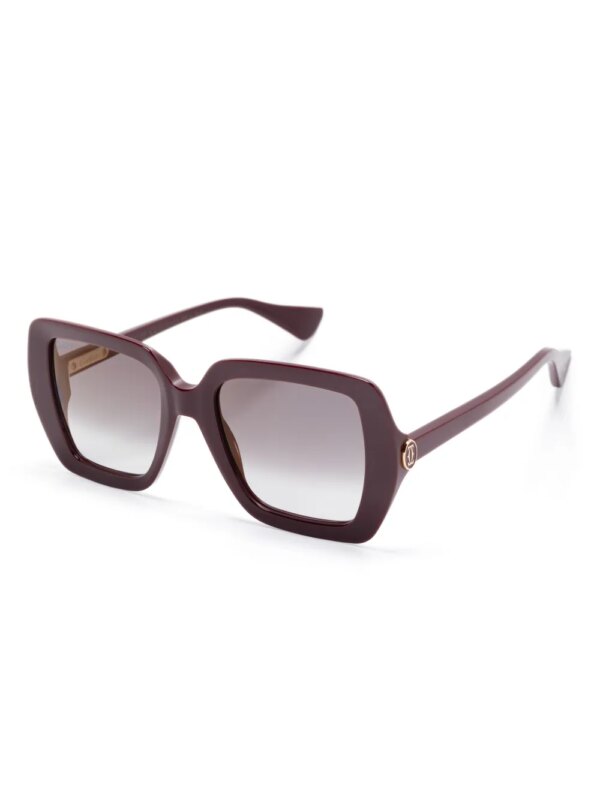 Cartier Eyewear Zonnebril met oversized montuur - Rood