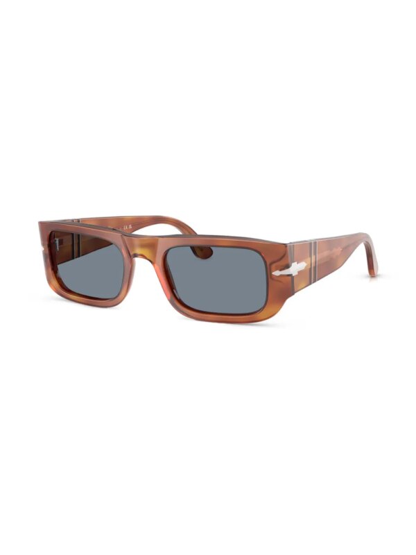 Persol Zonnebril met vierkant montuur - Bruin
