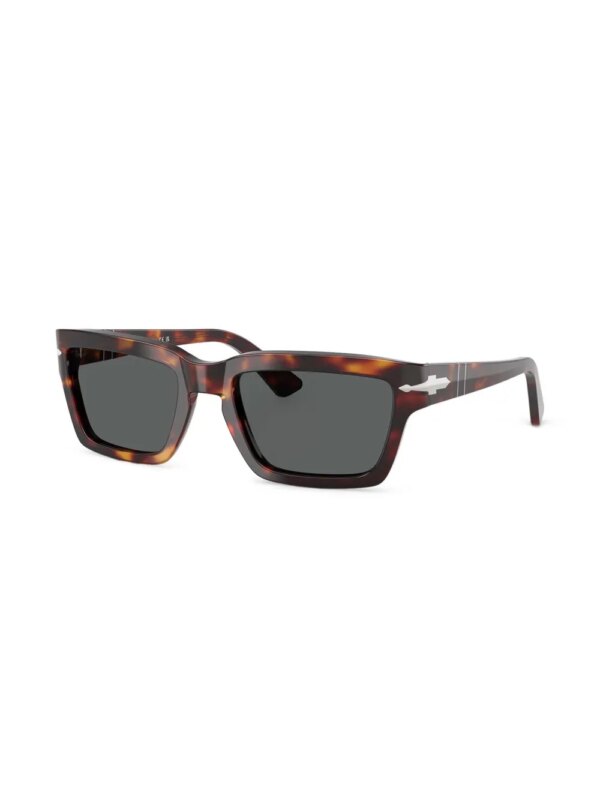Persol Zonnebril met wayfarer montuur - Bruin