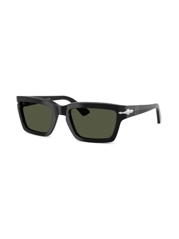 Persol Zonnebril met wayfarer montuur - Zwart