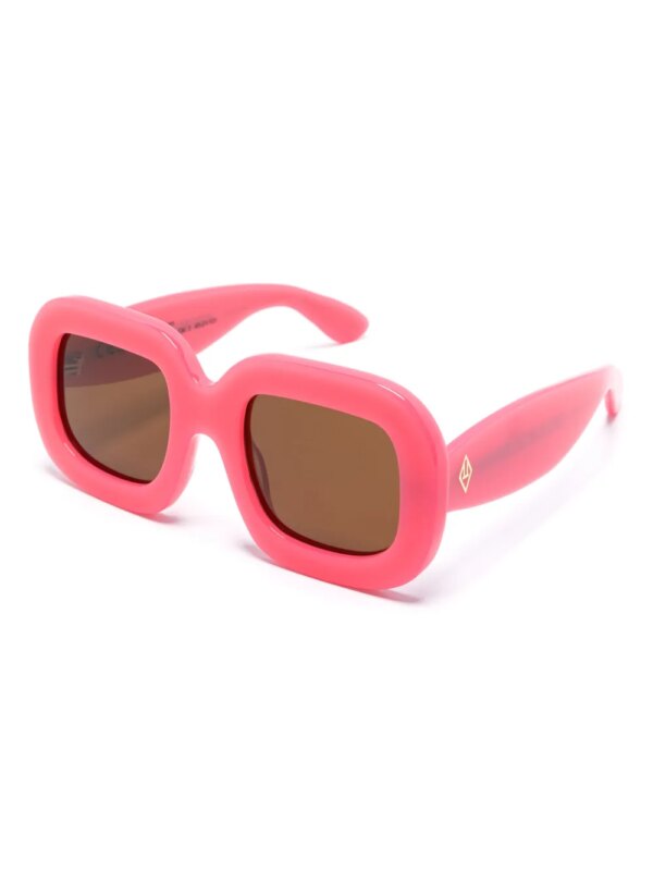 The Animals Observatory Zonnebril met oversized montuur - Roze