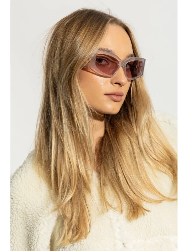 Balenciaga Eyewear Bossy zonnebril - Beige