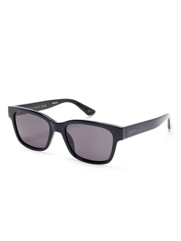 Gucci Eyewear Zonnebril met wayfarer montuur - Zwart