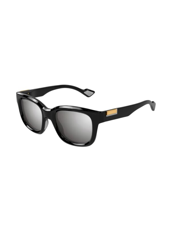 Gucci Eyewear Zonnebril met vierkant montuur - Zwart