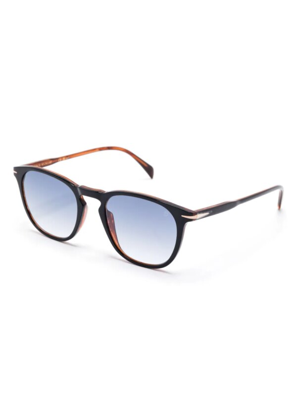Eyewear by David Beckham Zonnebril met rond montuur - Zwart