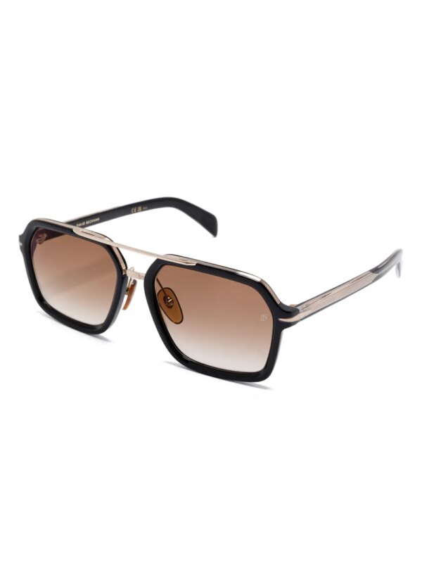 Eyewear by David Beckham Zonnebril met oversized montuur - Bruin