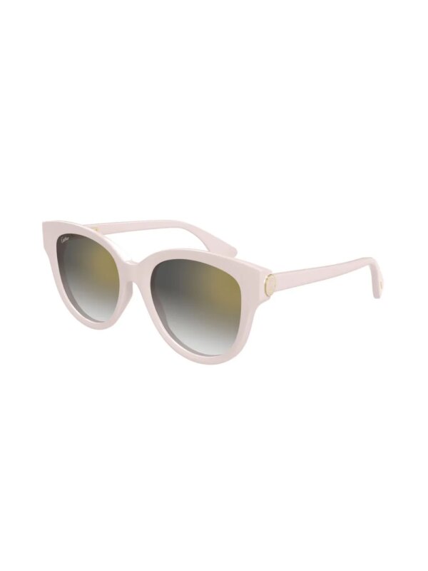 Cartier Eyewear Zonnebril met rond montuur - Roze