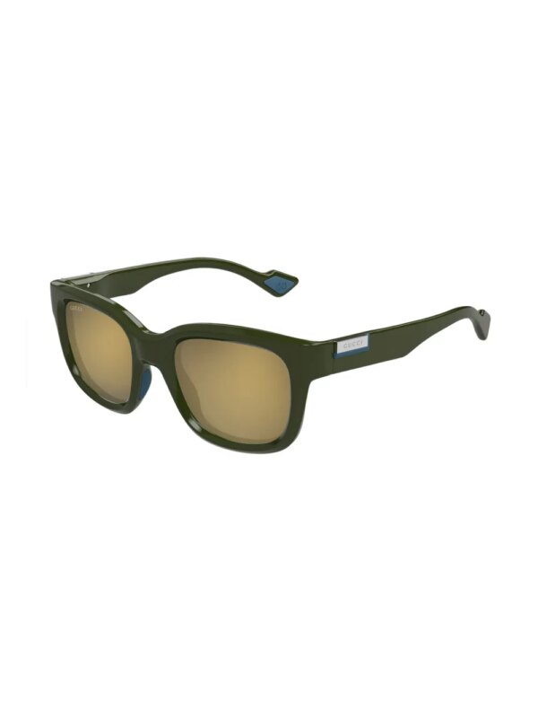 Gucci Eyewear Zonnebril met vierkant montuur - Groen