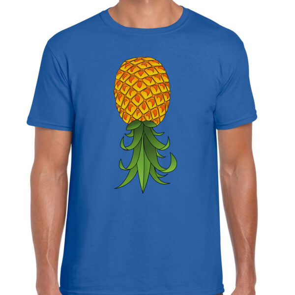BD Verkleed T-shirt heren - omgekeerde ananas - foute party/themafeest