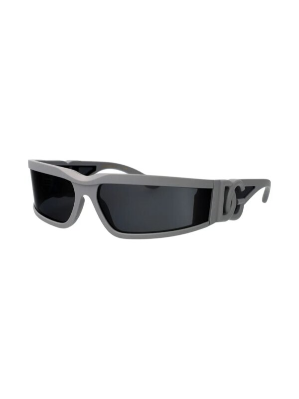 Dolce & Gabbana Eyewear Zonnebril met DG-reliëf - Grijs