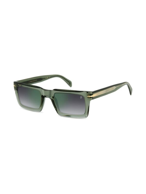 Eyewear by David Beckham Zonnebril met rechthoekig montuur - Groen