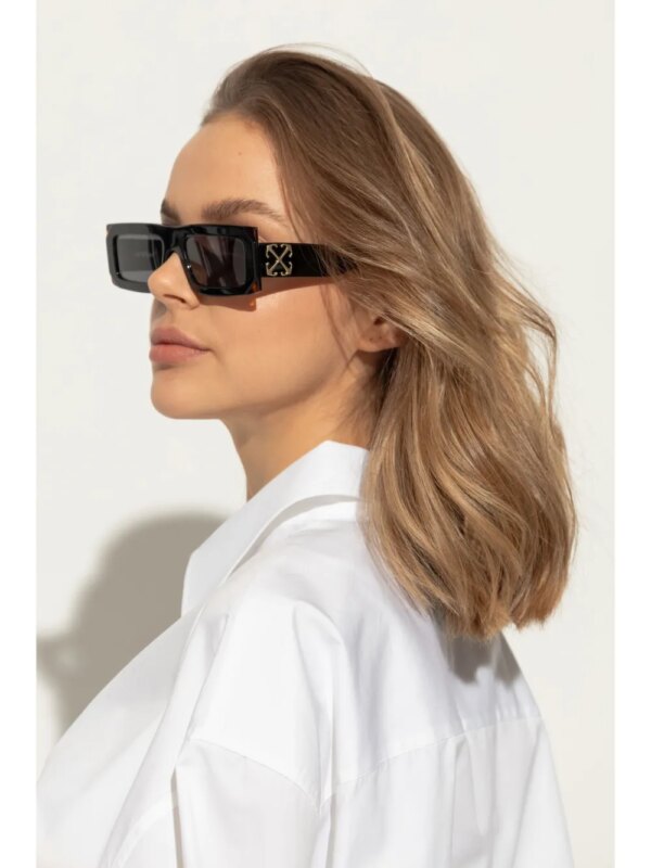Off-White Eyewear Arthur zonnebril - Zwart