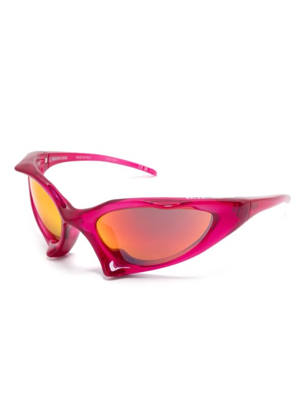 Balenciaga Eyewear Runner Cat zonnebril - Roze