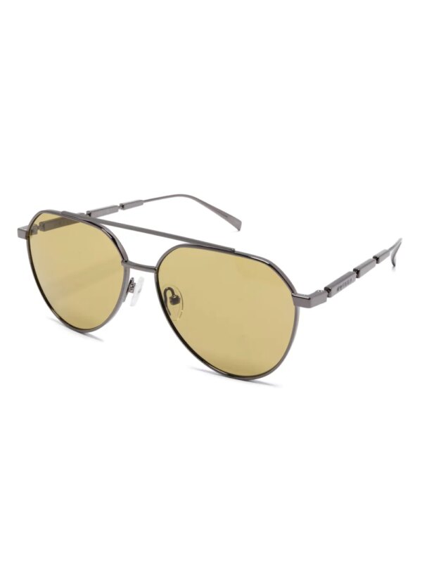 Alexander McQueen Eyewear Zonnebril met piloten montuur - Grijs
