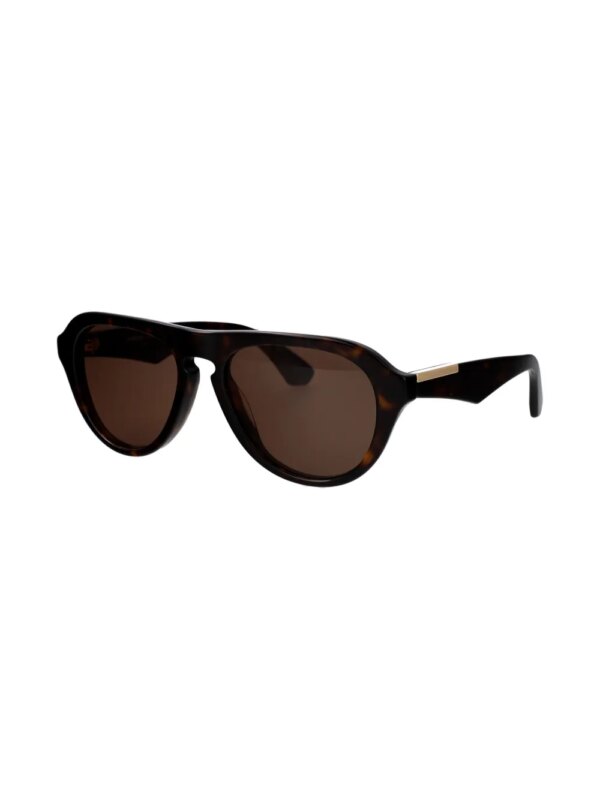 Burberry Eyewear 0BE4437U zonnebril met rond montuur - Bruin