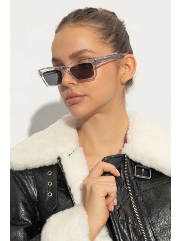 VALENTINO GARAVANI EYEWEAR Zonnebril met vierkant montuur - Beige