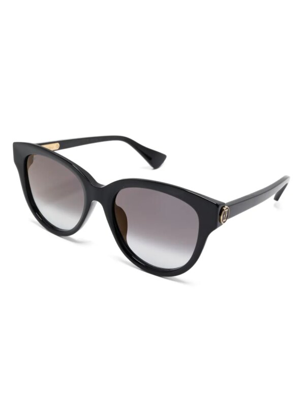 Cartier Eyewear Zonnebril met cat-eye montuur - Zwart