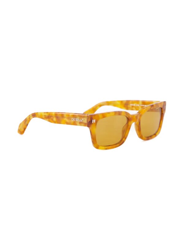 Off-White Eyewear Midland zonnebril met vierkant montuur - Geel