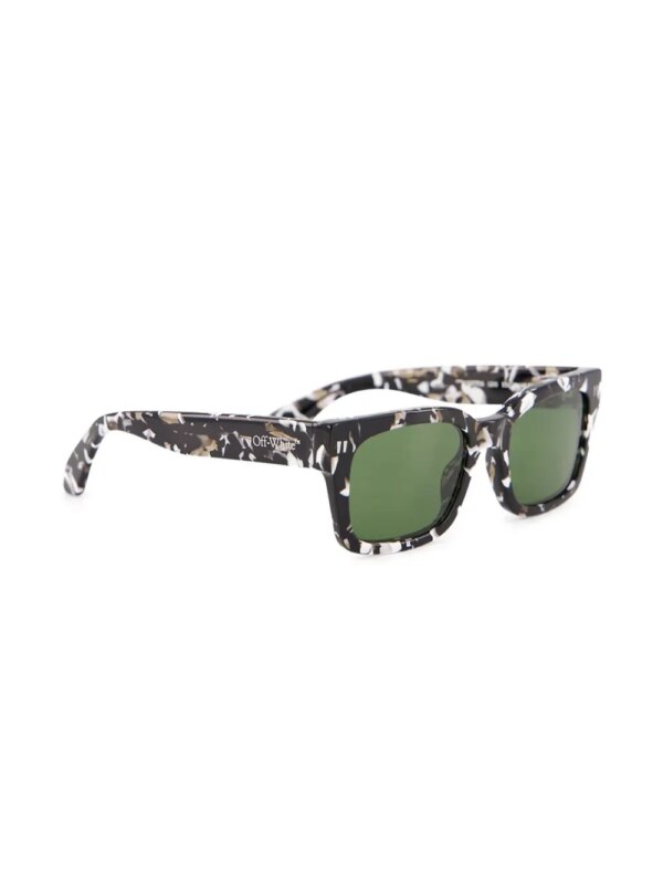 Off-White Eyewear Camouflage Midland zonnebril met vierkant montuur - Zwart