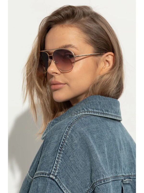 Isabel Marant Eyewear Zonnebril met piloten montuur - Roze